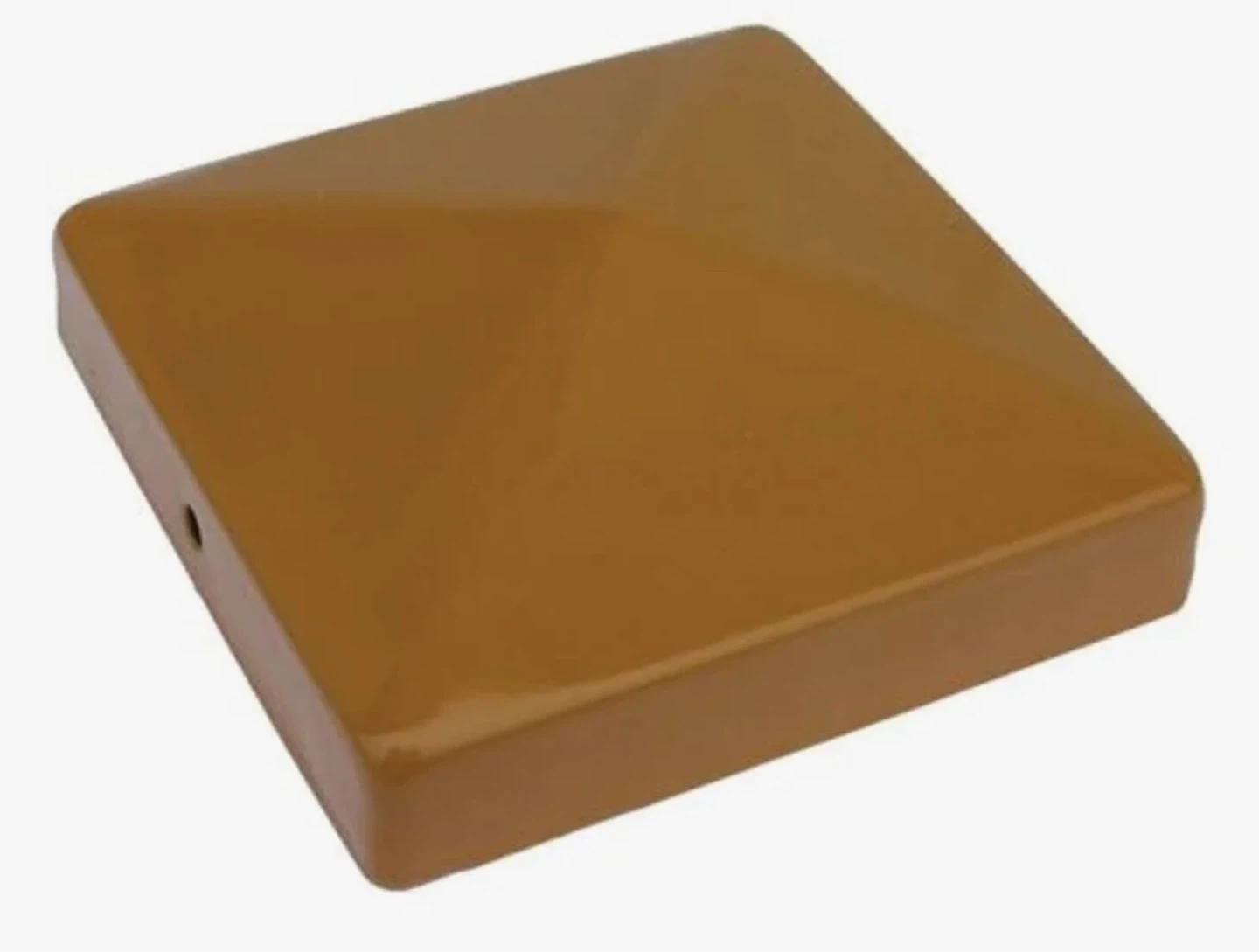 44 PCs Pylex 4" x 4" Powder-Coated Steel Post Cap – Cedar - photo 3