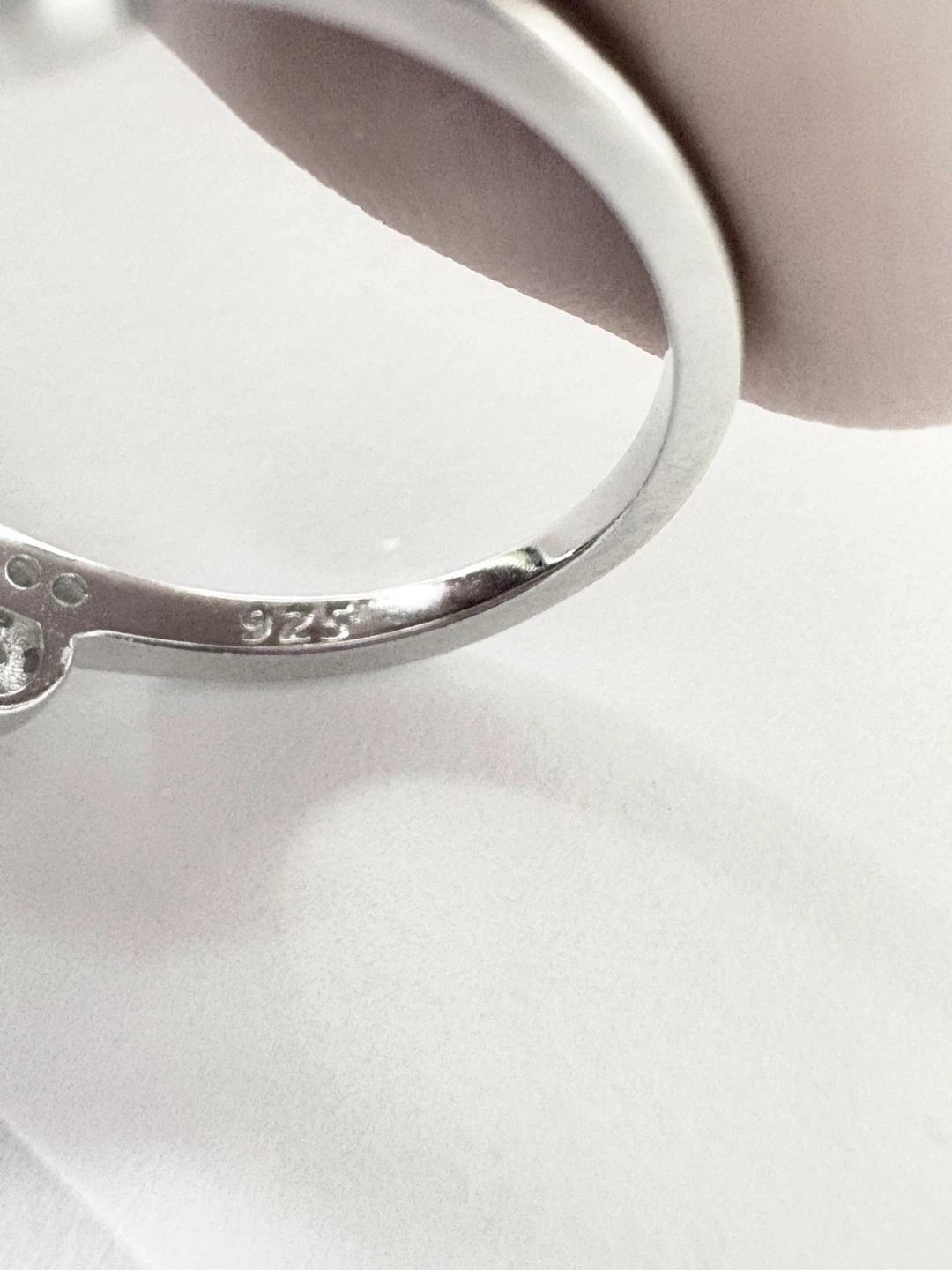 Pair of 925 Sterling Silver Crown Rings - photo 5