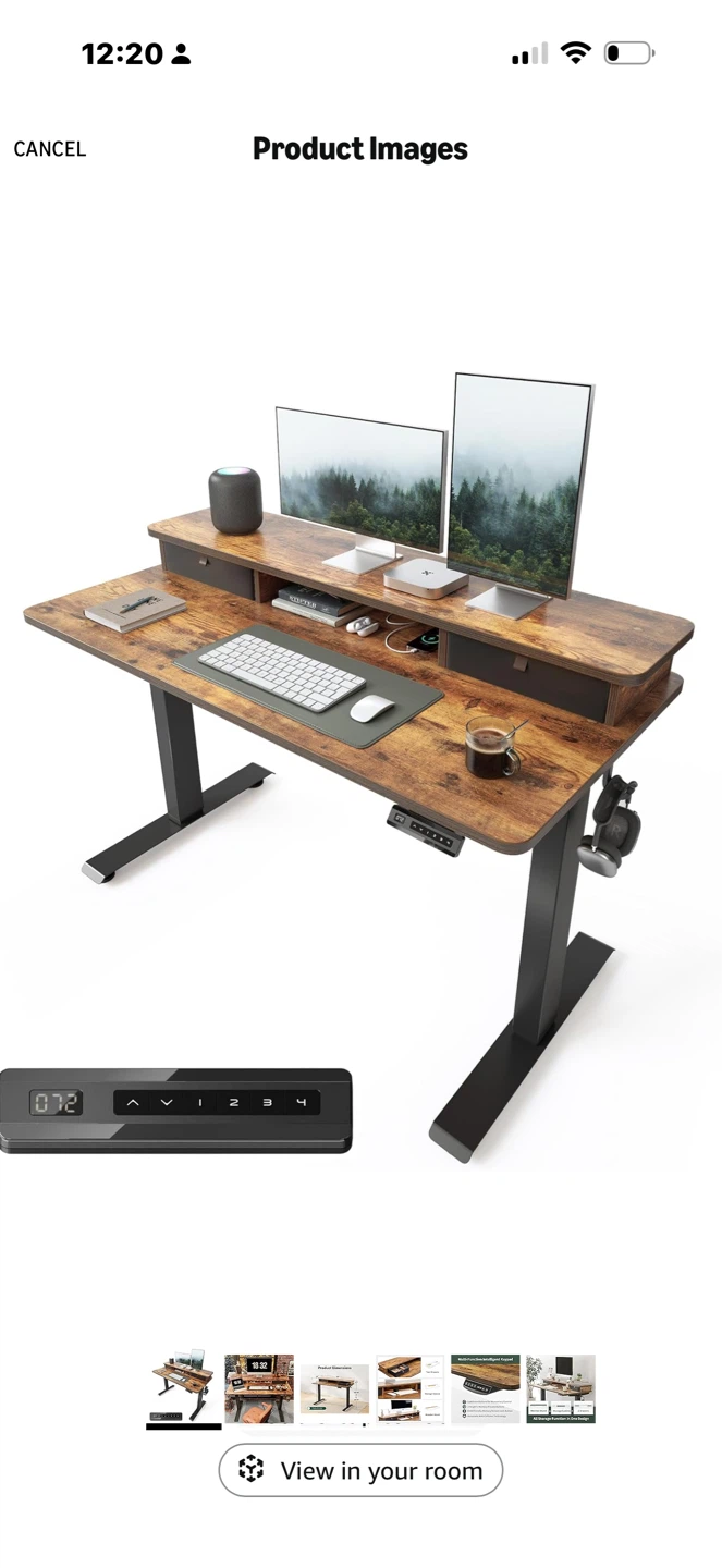 Height-Adjustable Standing Desk (48”) - photo 3