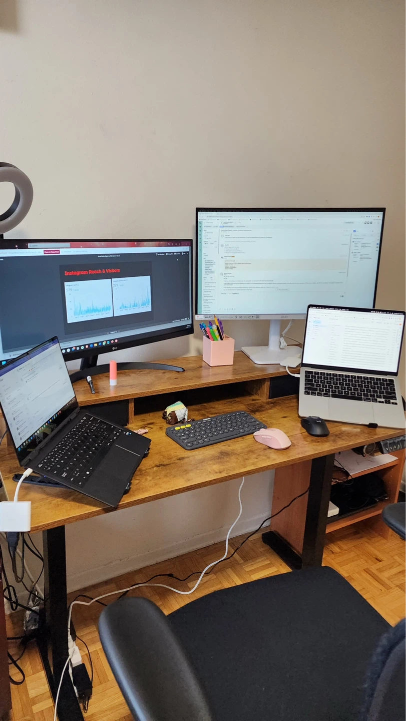 Height-Adjustable Standing Desk (48”)