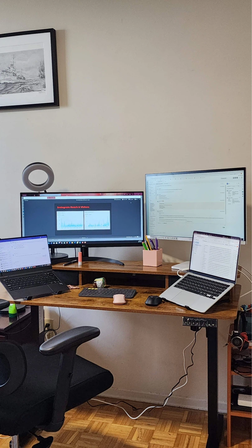 Height-Adjustable Standing Desk (48”) - photo 2