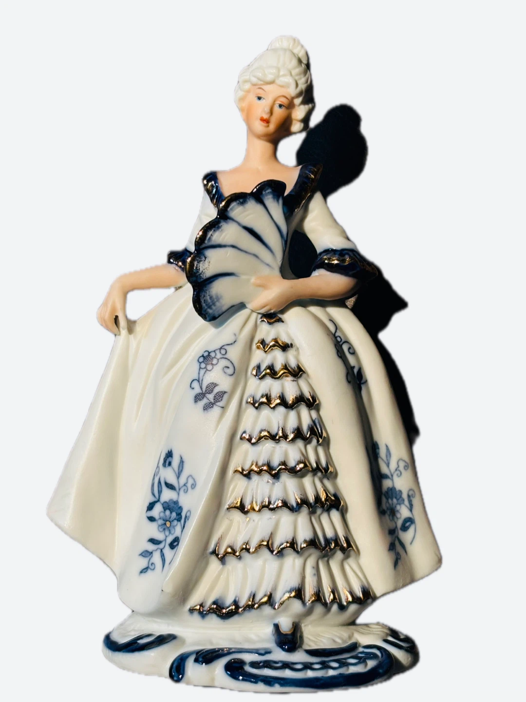 7 Vintage Porcelain Victorian Figurines - photo 4