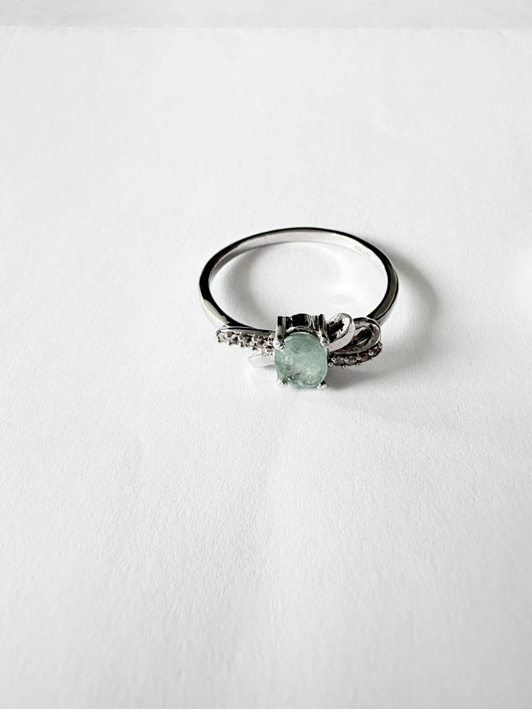 Emerald and Diamond Accent Ring