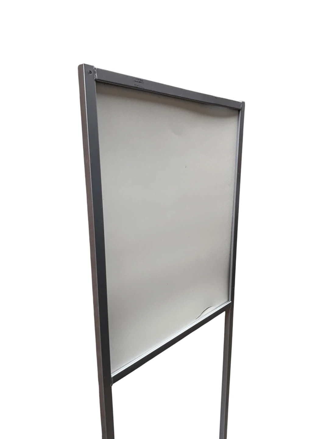 Double-Sided Floor Standing Holder Frame Metal Pedestal Stand - photo 2