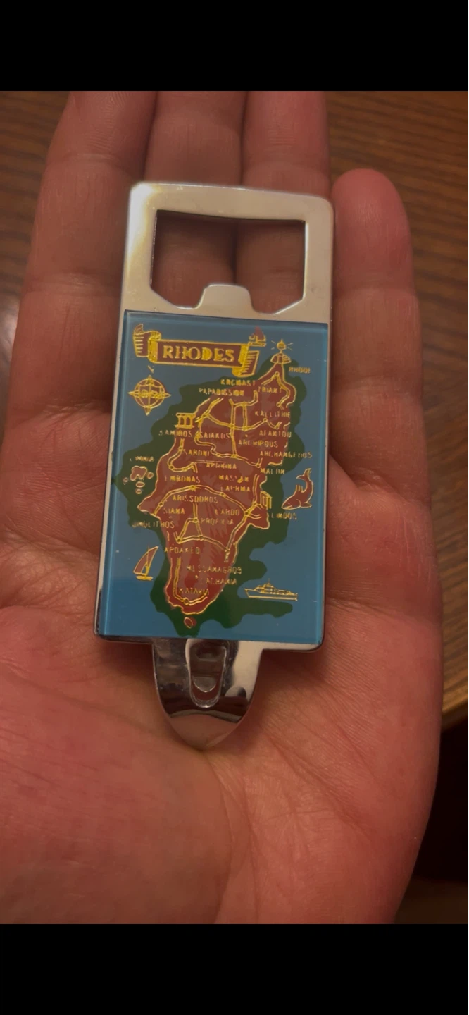 Rhodes Souvenir Bottle Opener