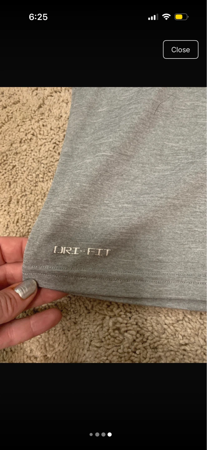 Nike Dri-FIT Men's Gray T-Shirt Size L - photo 4