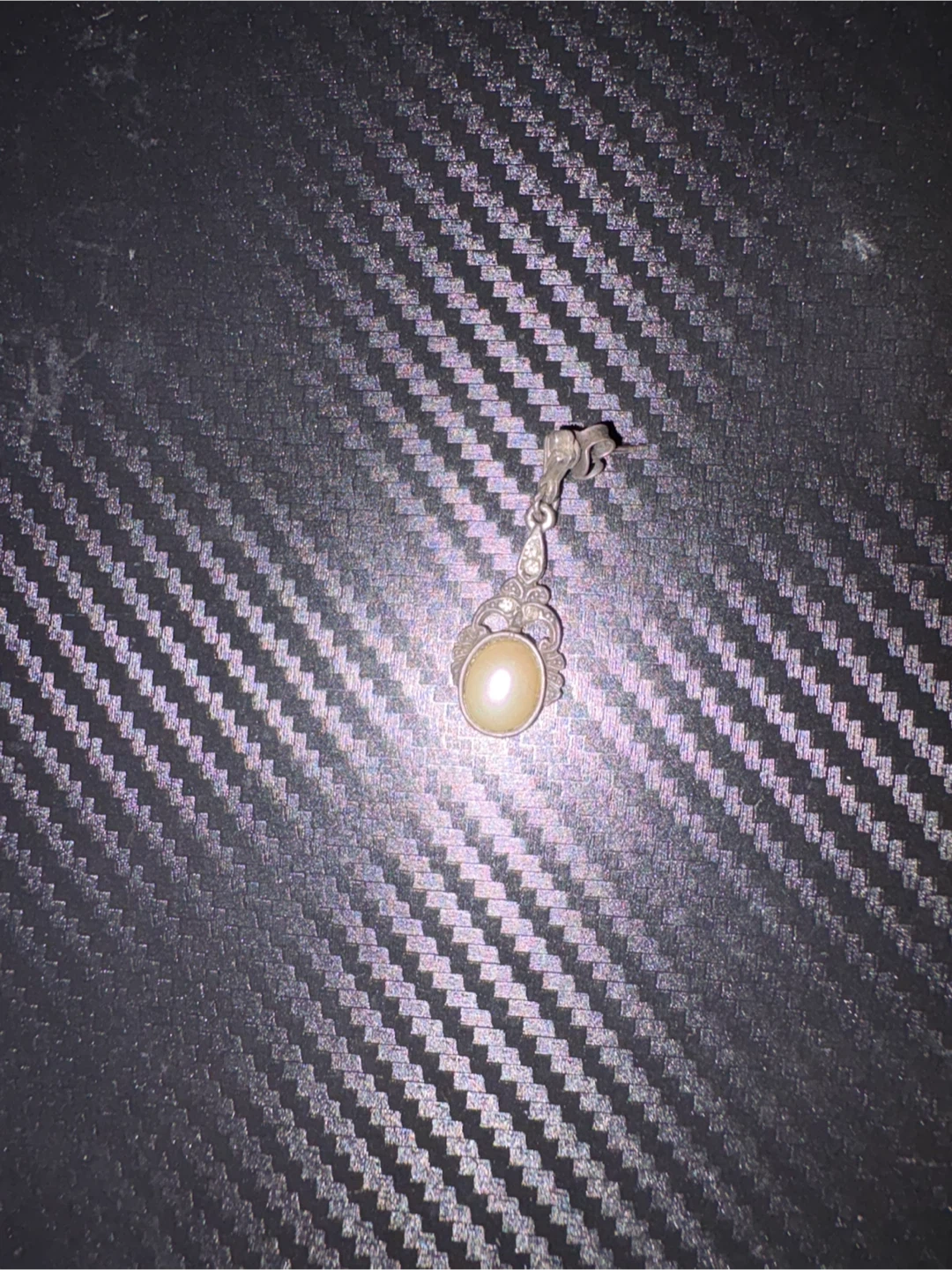 Pearl and Rhinestone Pendant