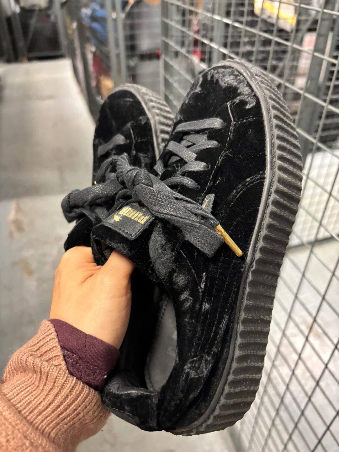 Puma x Fenty Velvet Creepers Black - photo 2