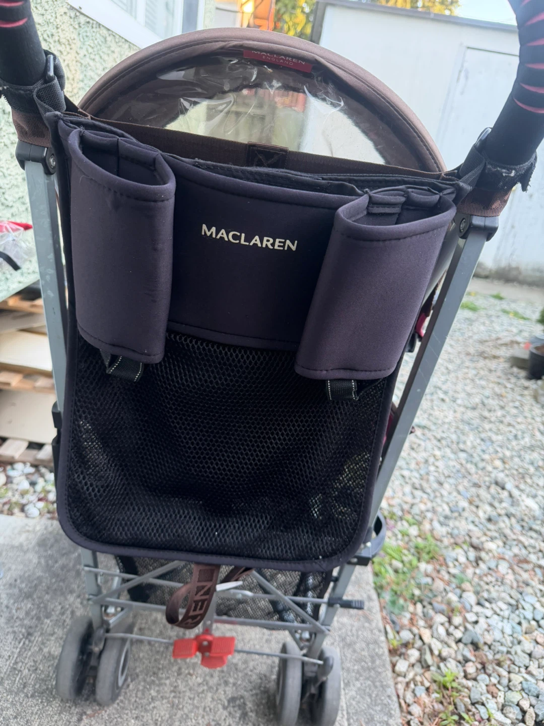 Pink Maclaren Stroller with Accessories - photo 4
