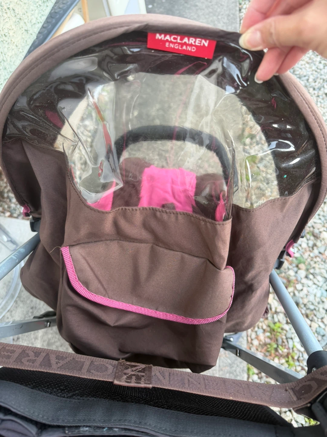 Pink Maclaren Stroller with Accessories - photo 3