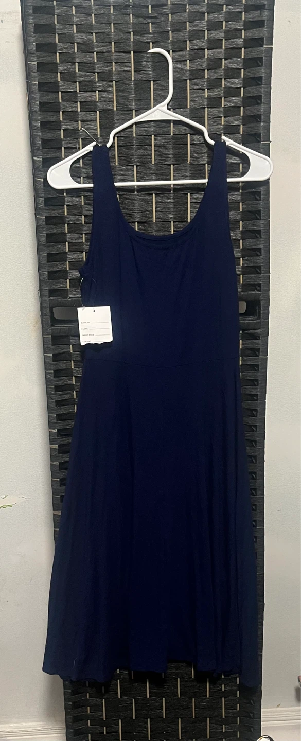 Navy Blue Sleeveless Dress size M