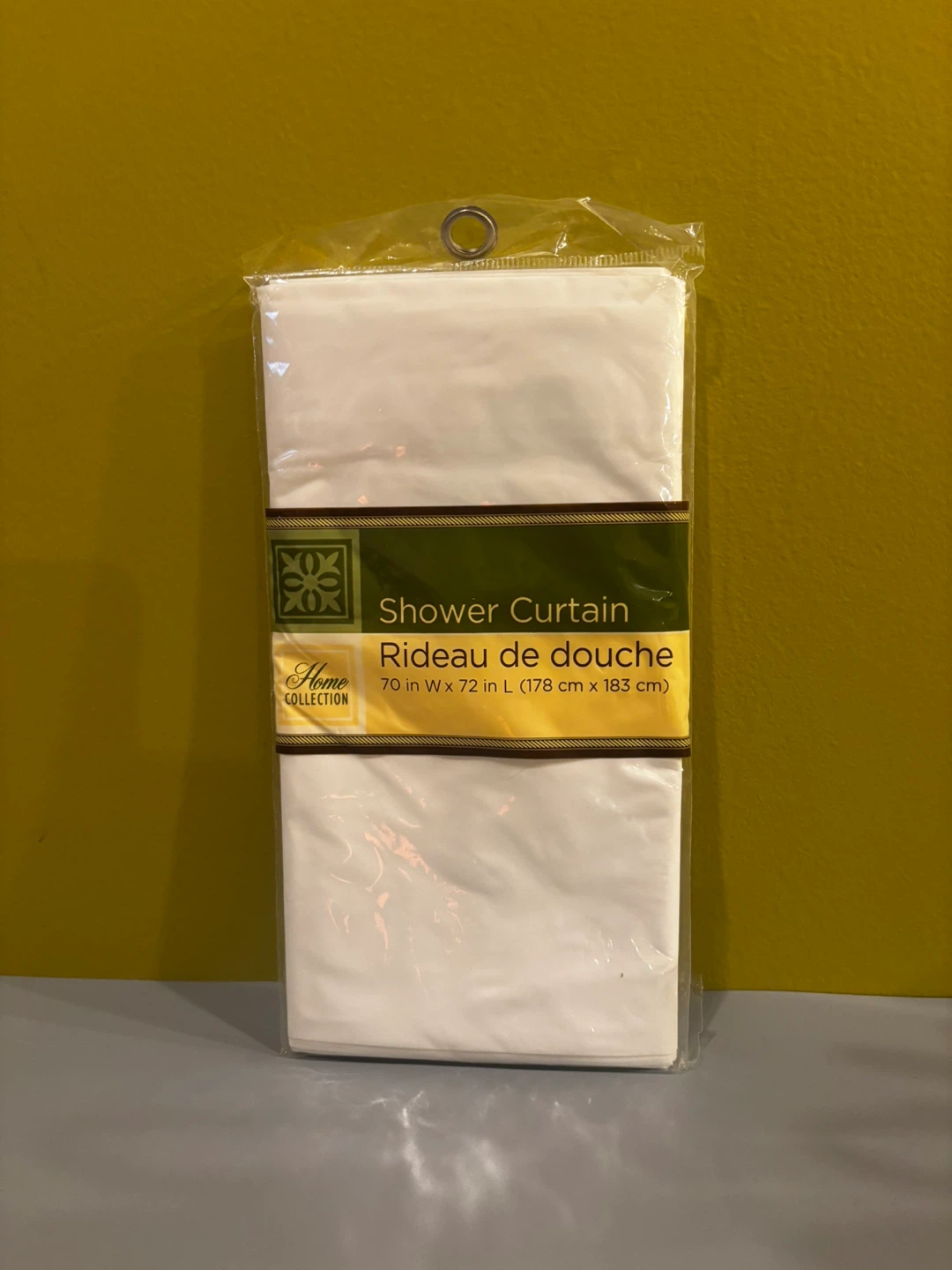Home Collection Shower Curtain - White 70" x 72"