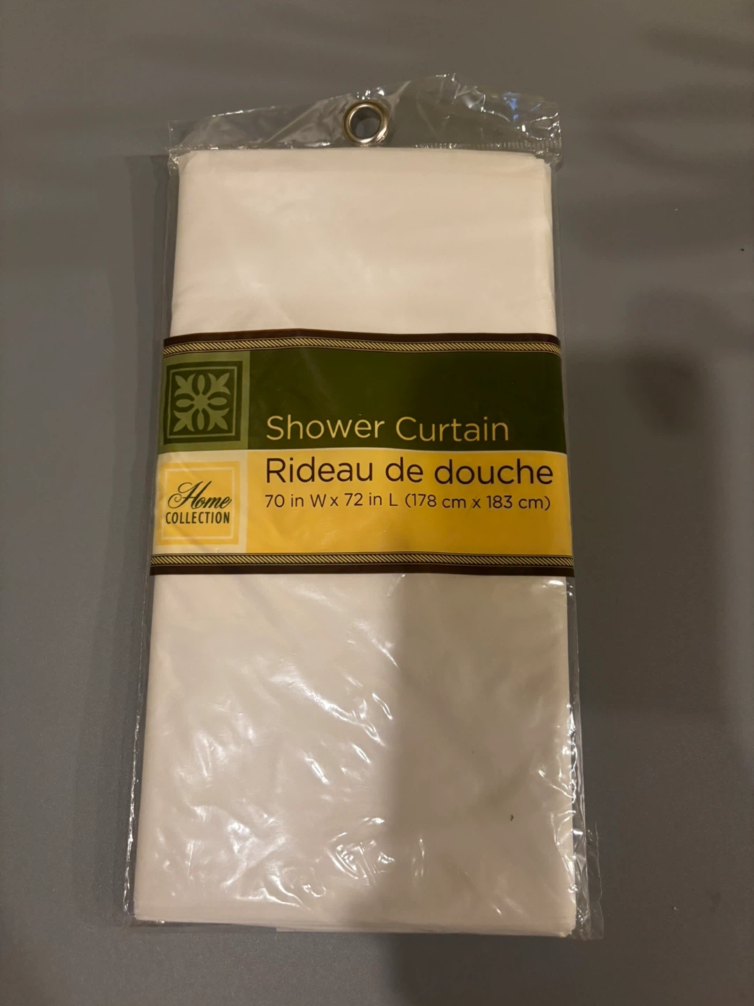 Home Collection Shower Curtain - White 70" x 72" - photo 5