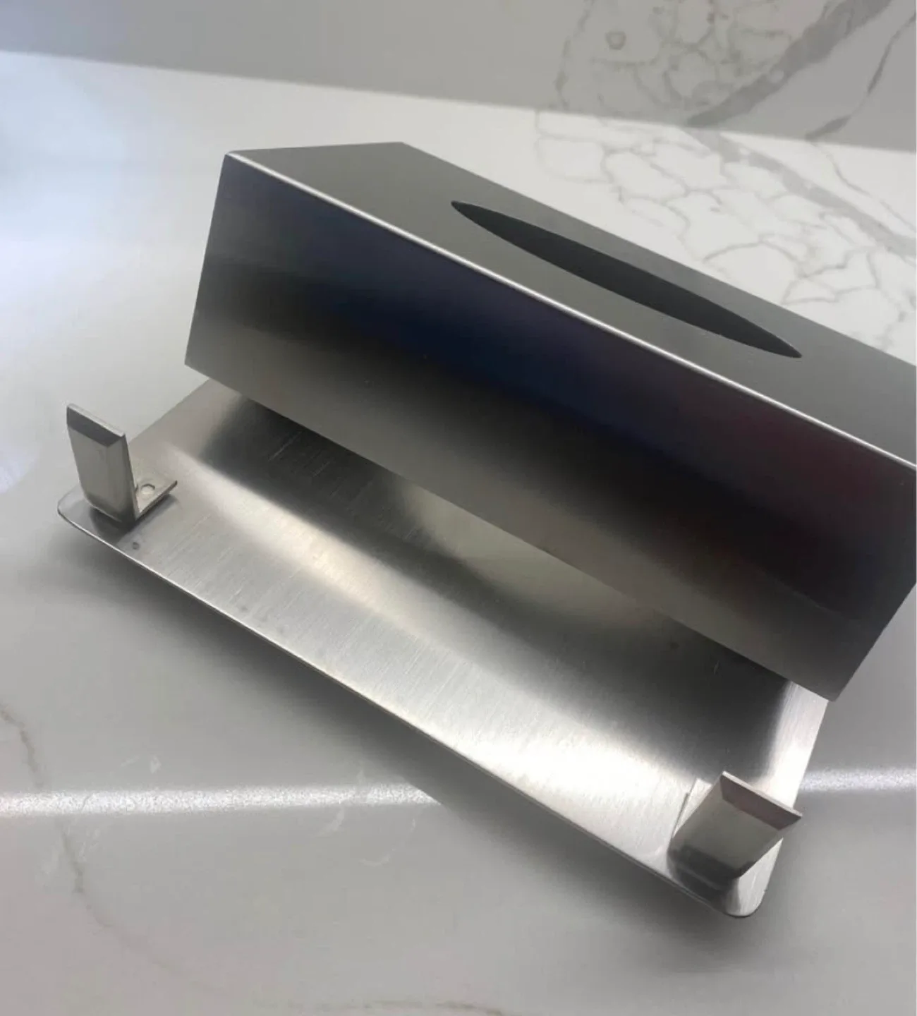 Stainless Steel Tissue Box Cover - photo 3