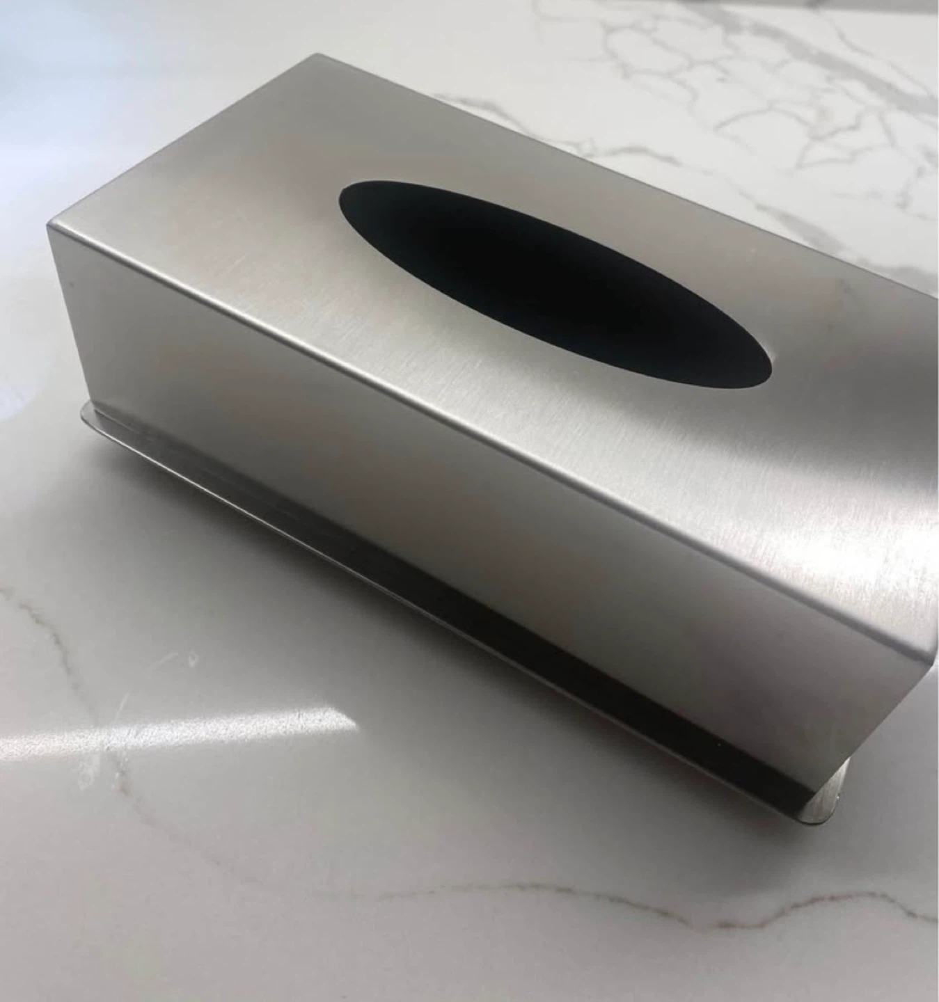 Stainless Steel Tissue Box Cover - photo 2