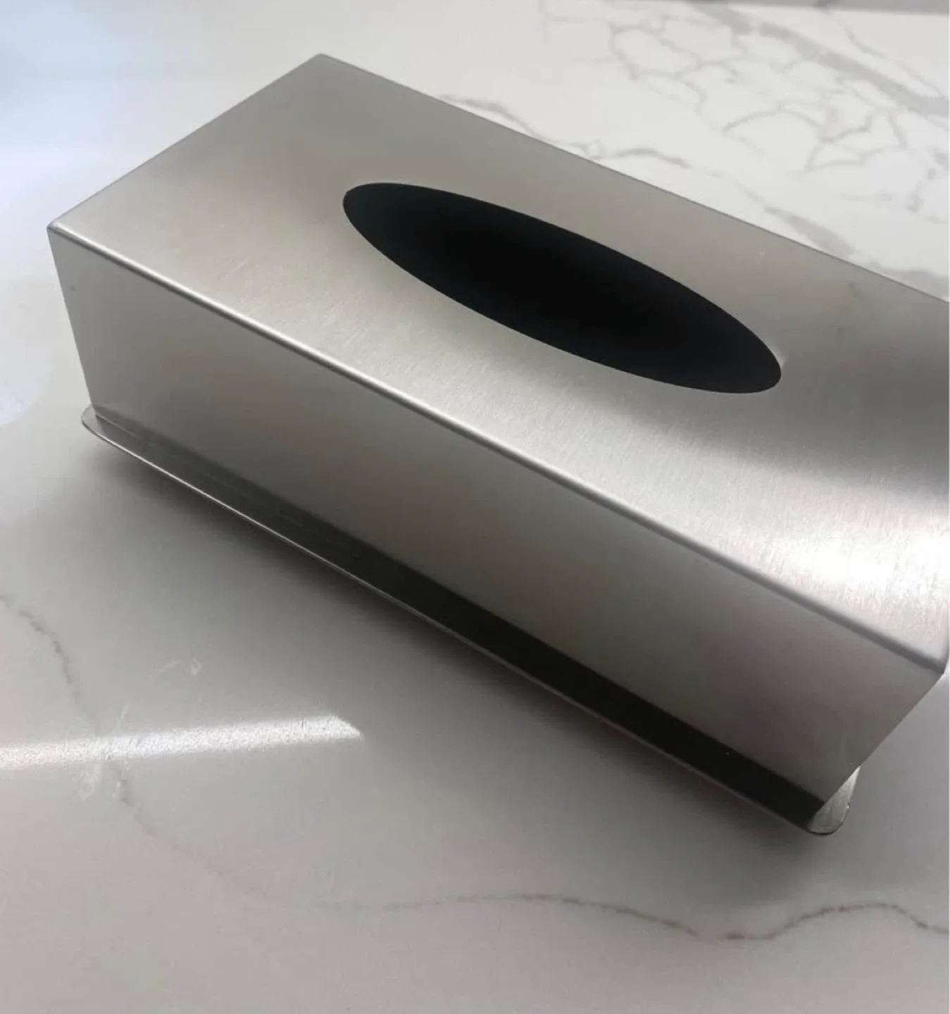 Stainless Steel Tissue Box Cover - photo 2