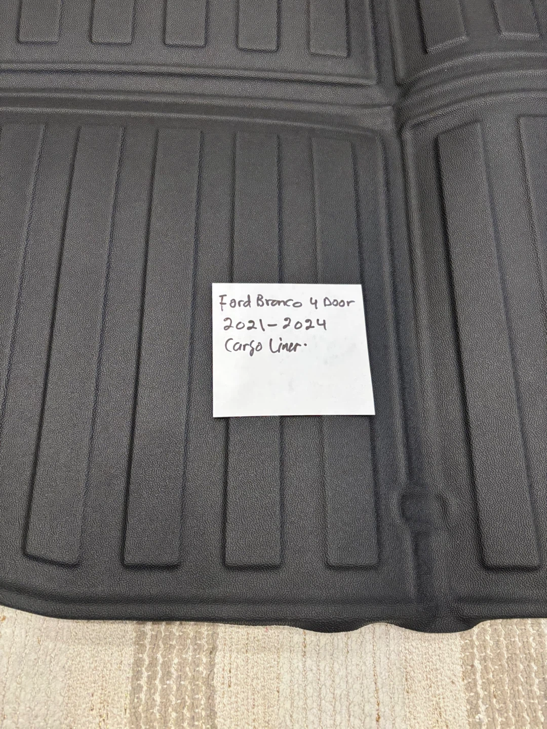 Ford Bronco 4 Door Cargo Liner (2021-2024)