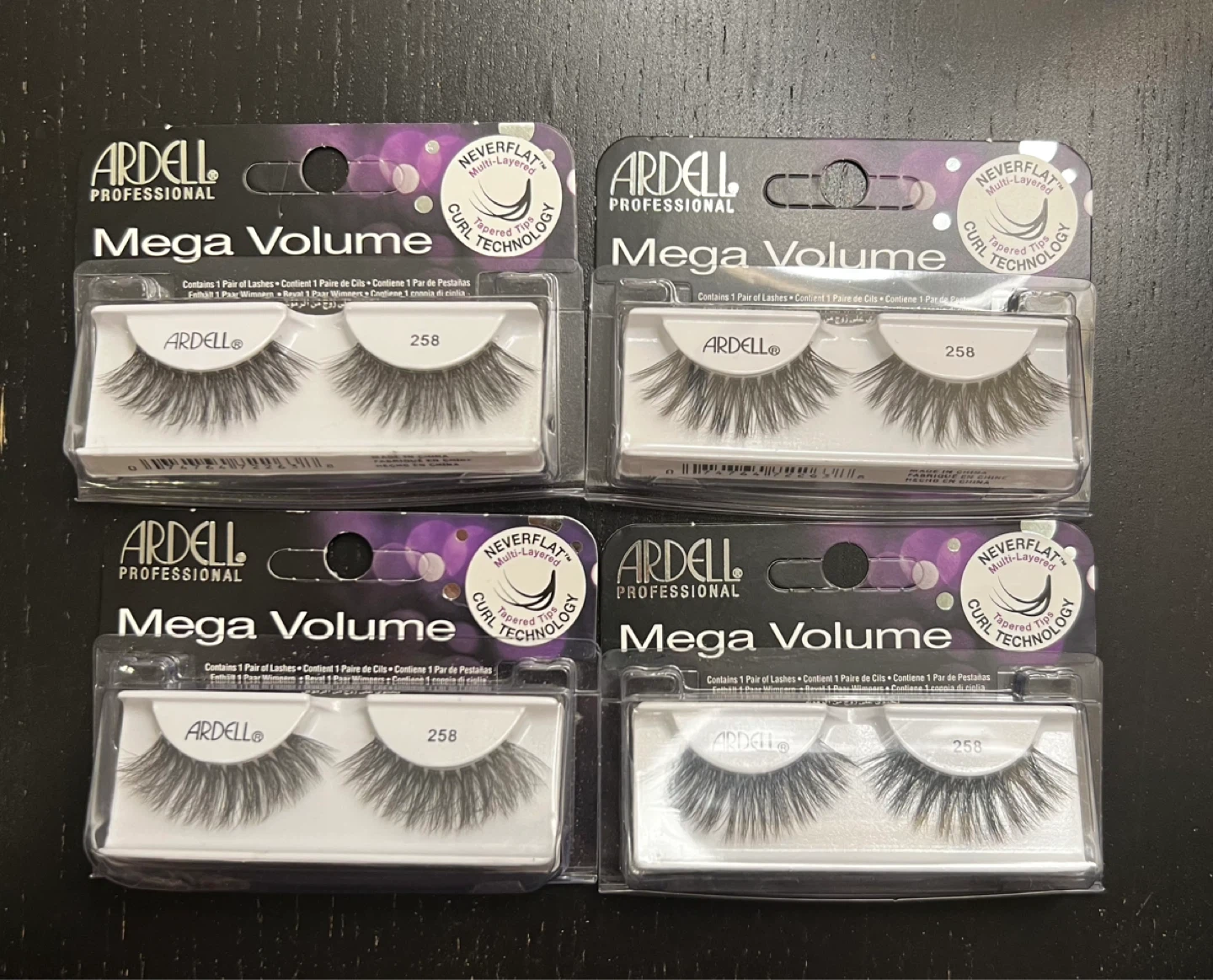 Ardell Mega Volume False Lashes (Model 258) - 4 Pairs
