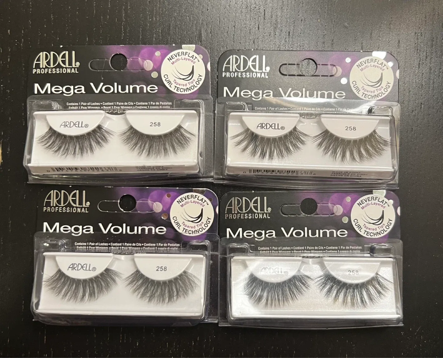 Ardell Mega Volume False Lashes (Model 258) - 4 Pairs
