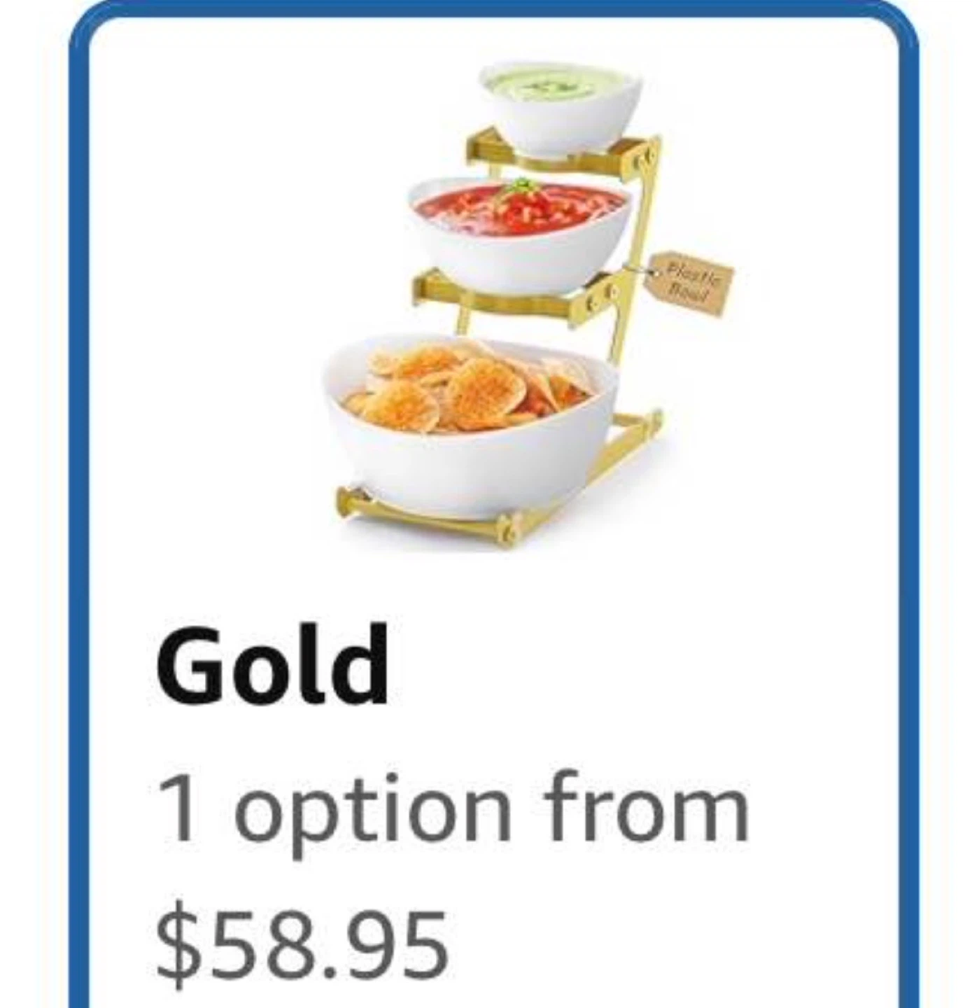 3-Tier Serving Stand with Plastic Bowls - photo 4