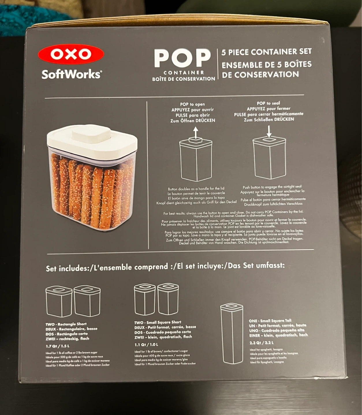 OXO SoftWorks POP 5 Piece Container Set - photo 2