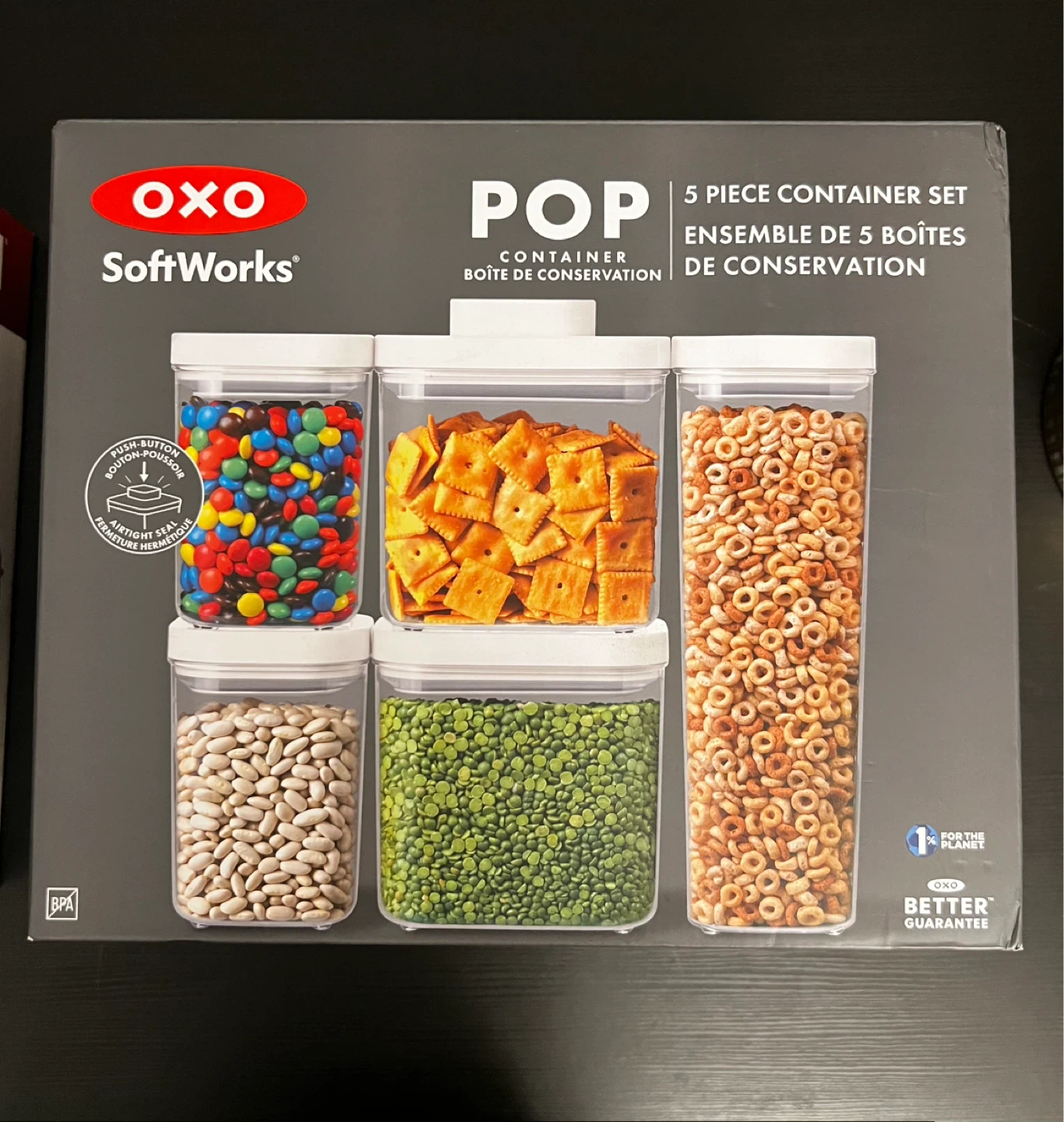 OXO SoftWorks POP 5 Piece Container Set