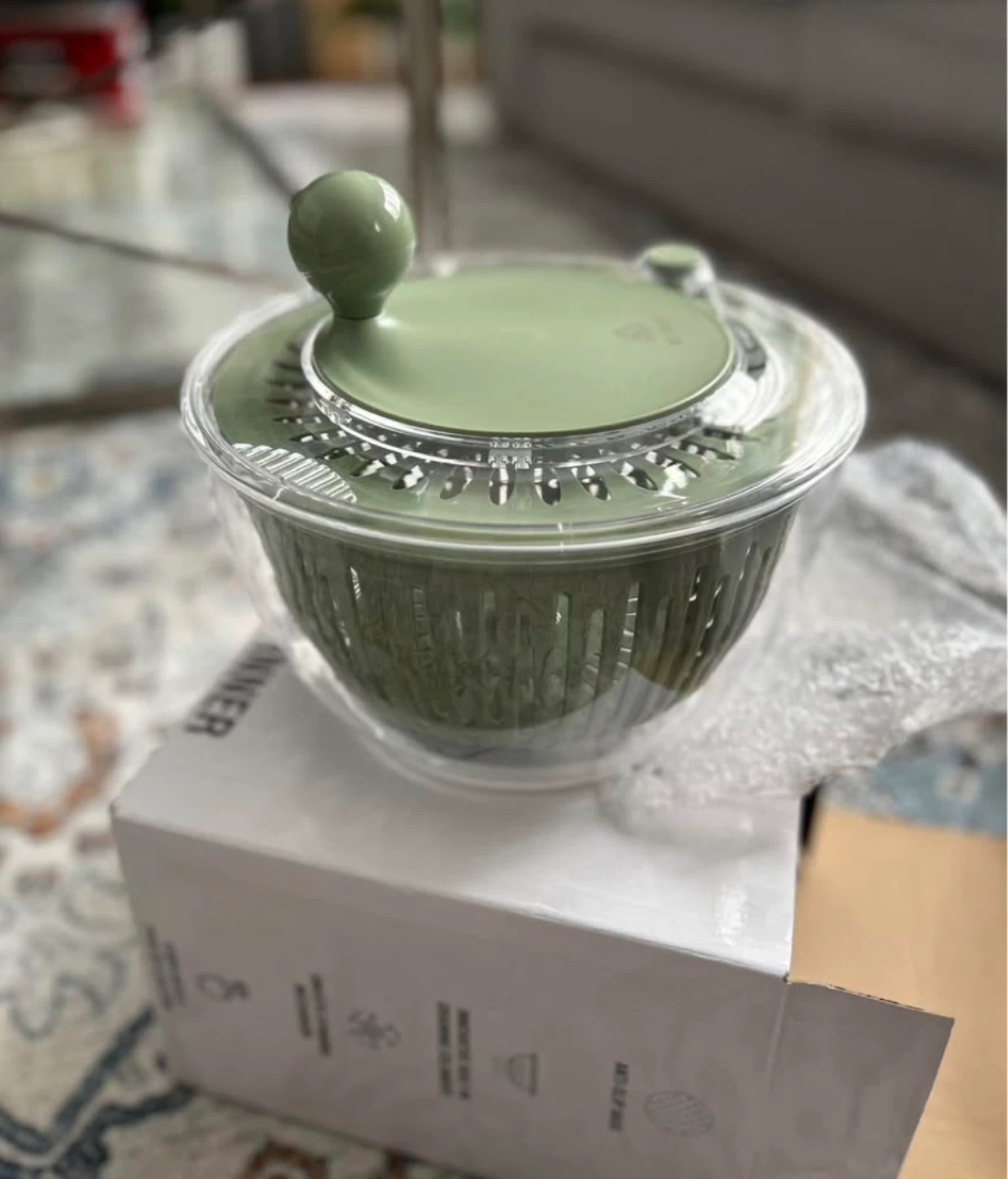 BZ CHEF Salad Spinner - Green - photo 2