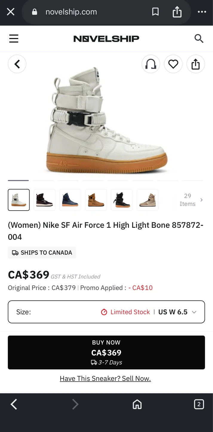 Nike Air Force 1 SF-AF1 High Top Sneakers - photo 5