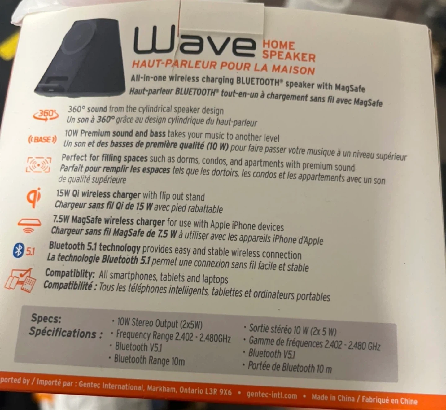 iQ Wave Home Speaker with MagSafe Wireless Charger - photo 2
