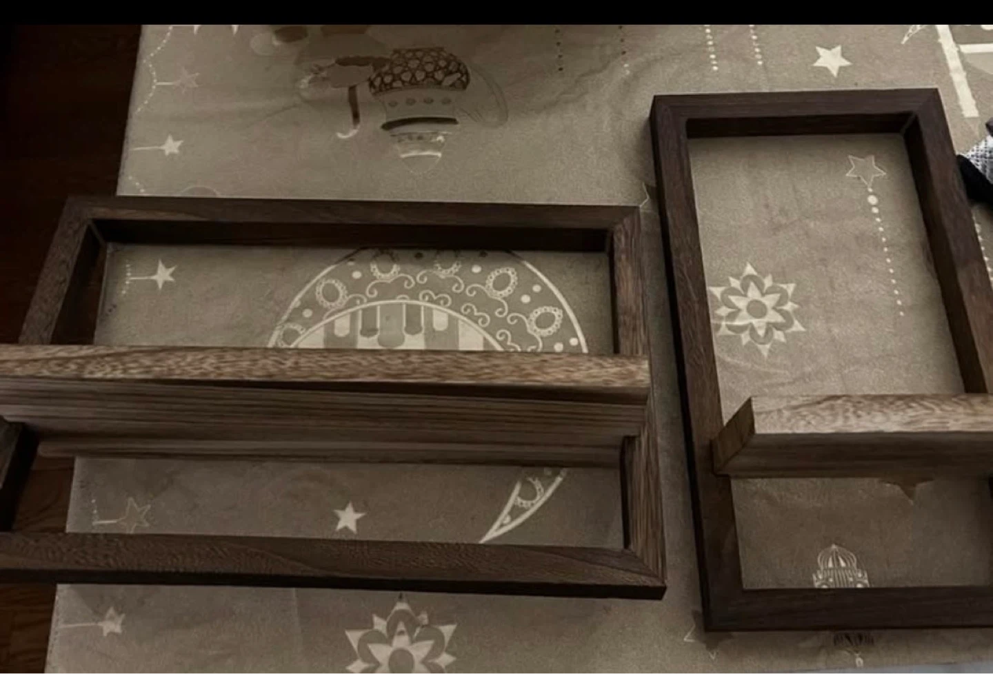 Set of 2 Wooden Wall Shelves - photo 3