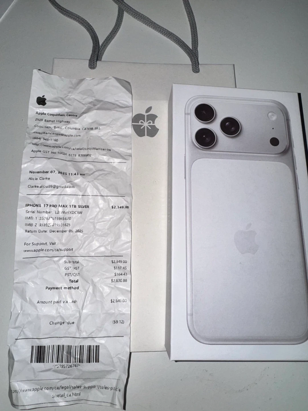iPhone 17 pro max