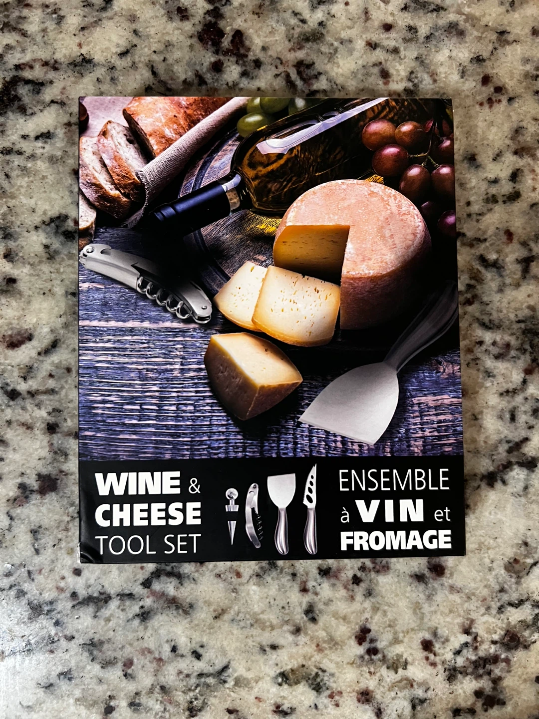 4-Piece Wine & Cheese Tool Set