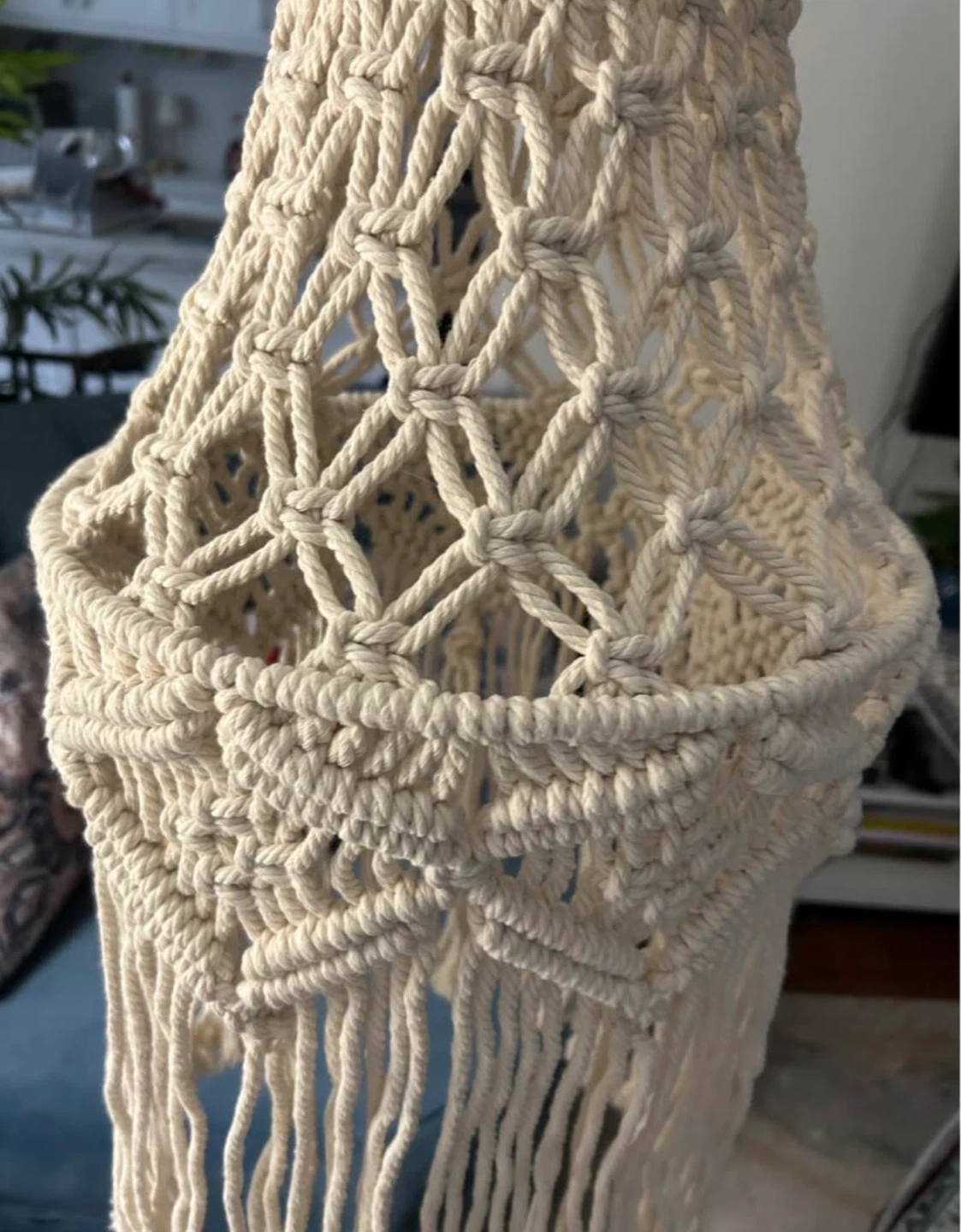 Macrame Hanging Plant Holder - photo 2