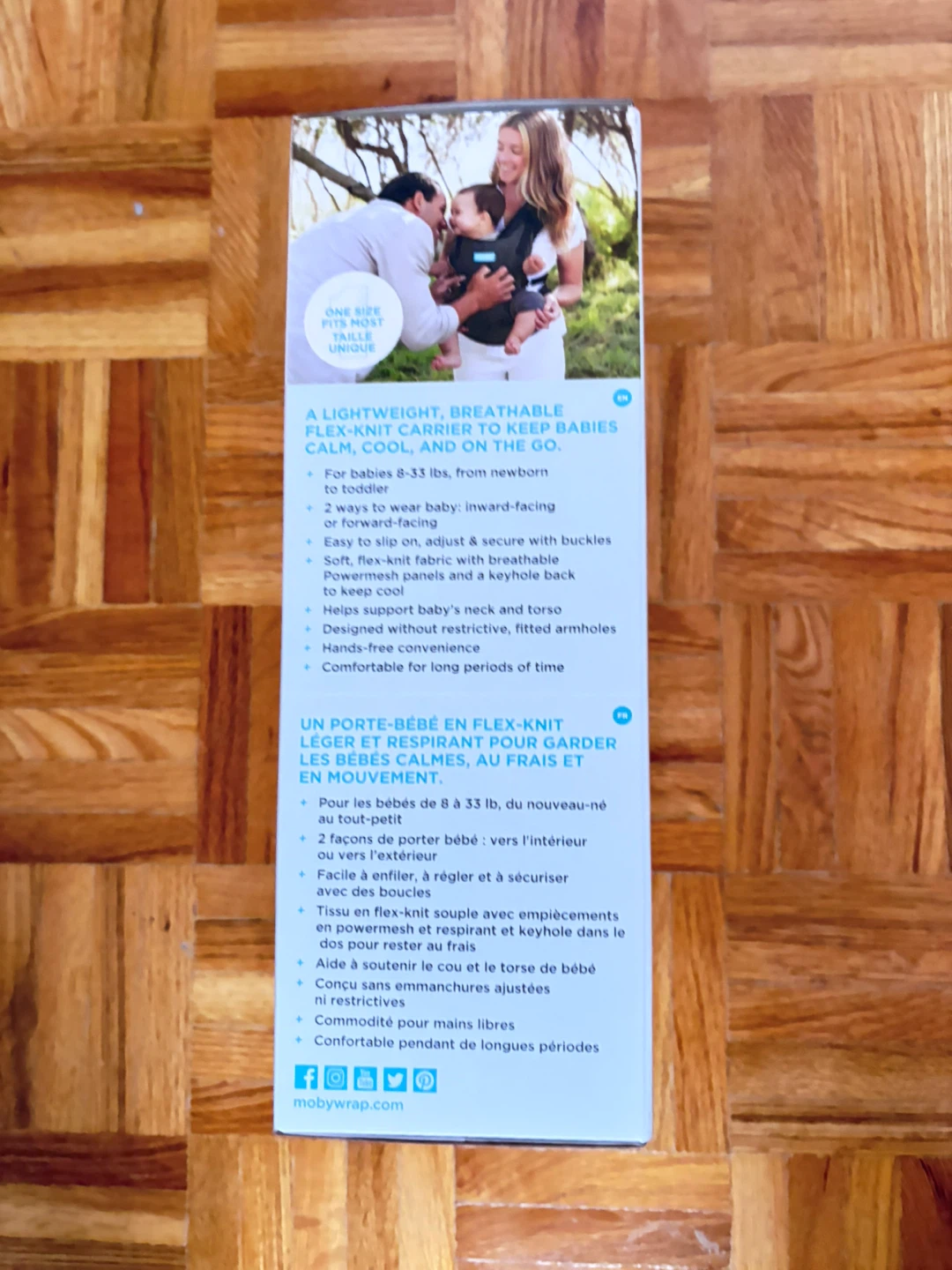 Moby Cloud Ultra-Light Hybrid Baby Carrier - photo 2