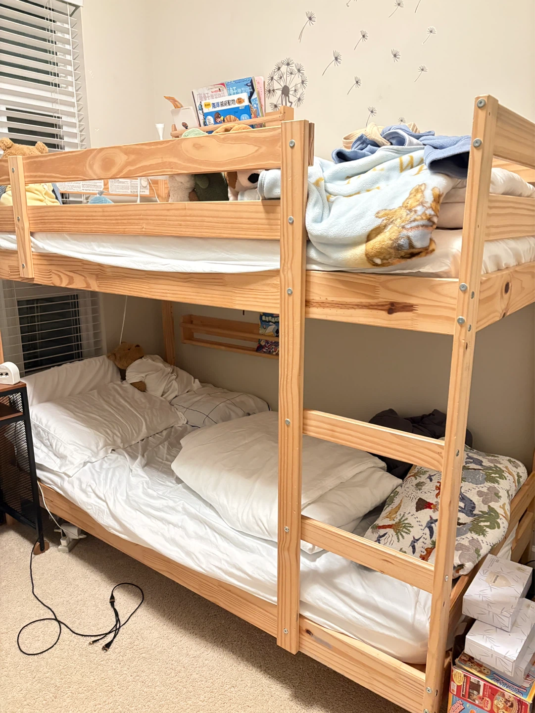 IKea Wooden Bunk Bed