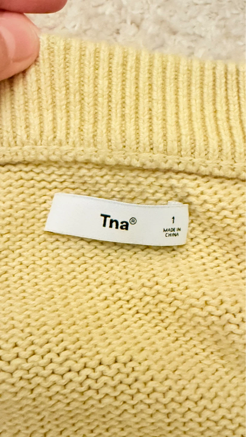 Tna Yellow Button-Up Cardigan - photo 3