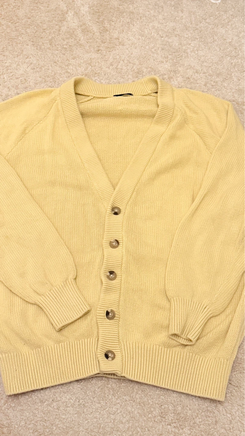 Tna Yellow Button-Up Cardigan - photo 2
