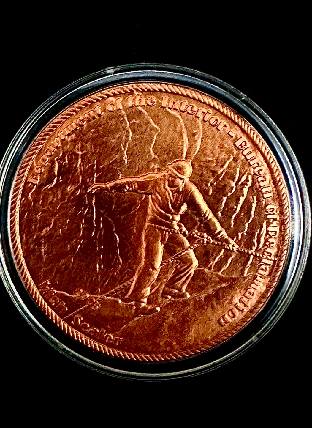 Pure Copper Hoover Dam Commemorative Coin