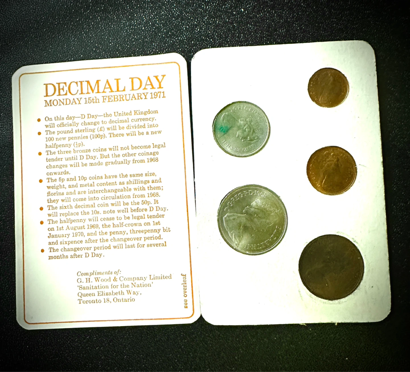 1971 Britain's First Decimal Coins - The Royal Mint - photo 2