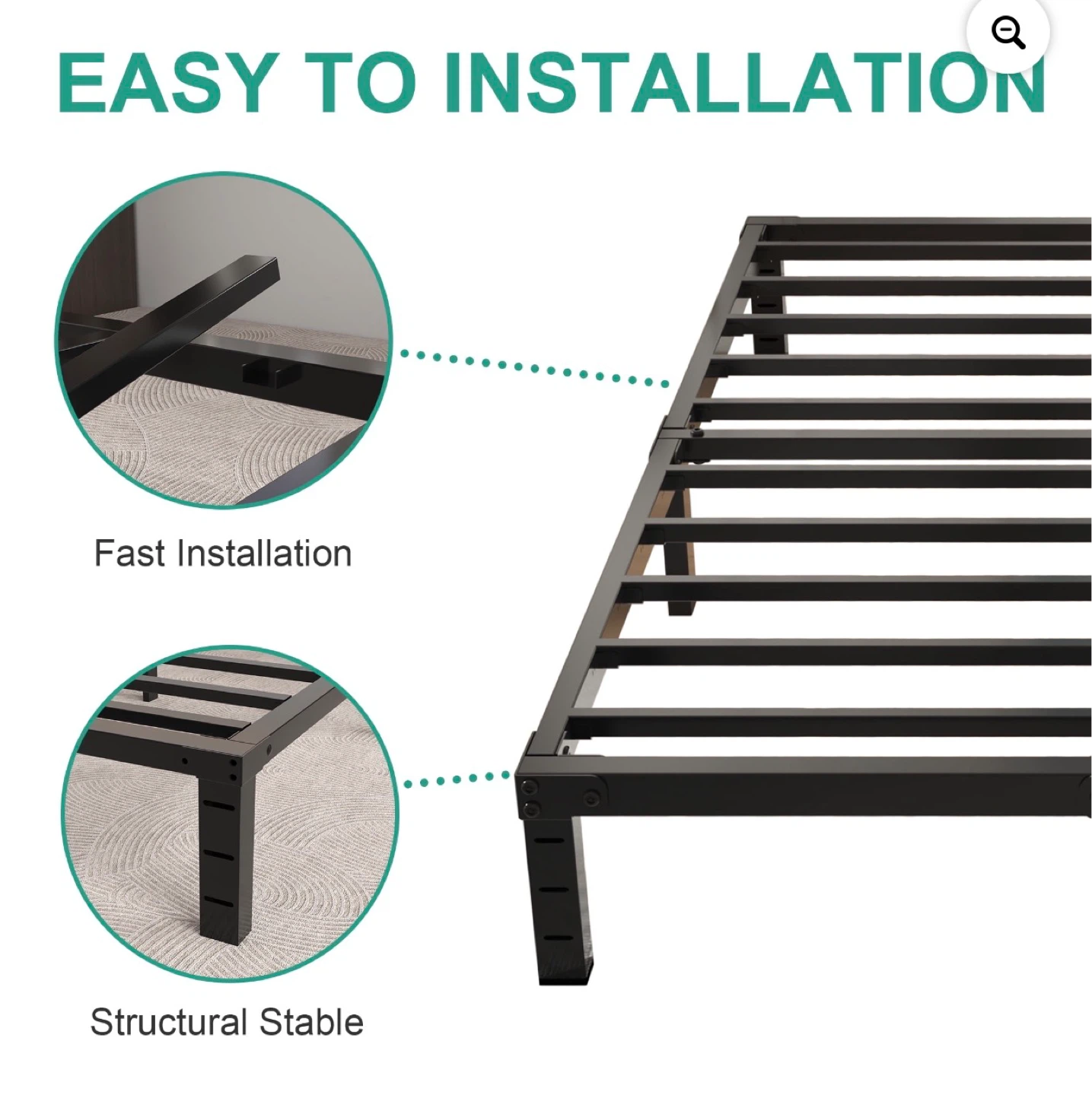 Queen Metal Bed Frame