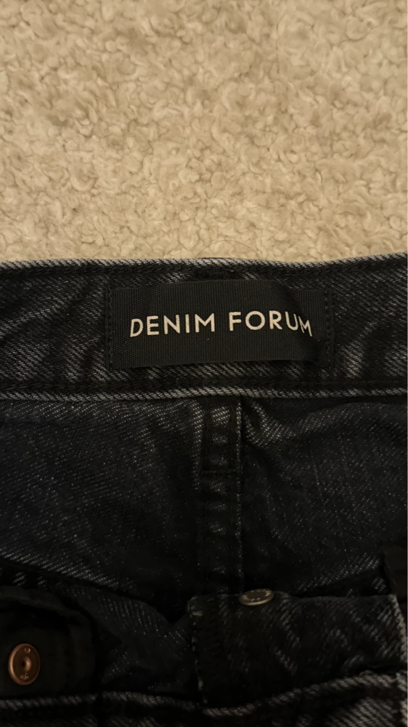 Denim Forum '90s Boyfriend High Loose Jeans - Black - Size 27 - photo 3