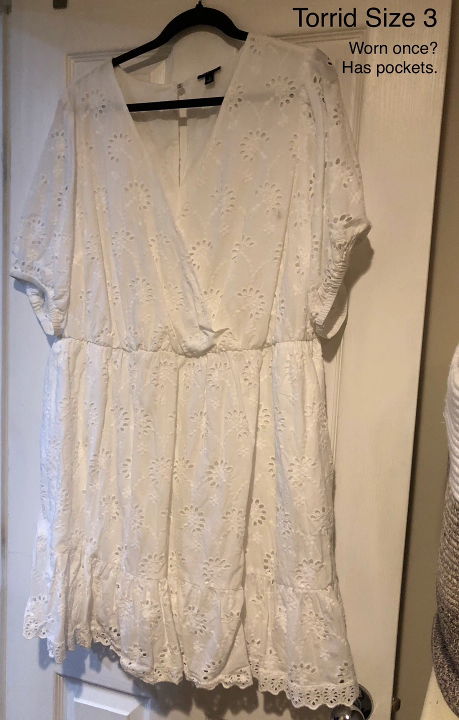 White eyelet dress from Torrid, worn once?