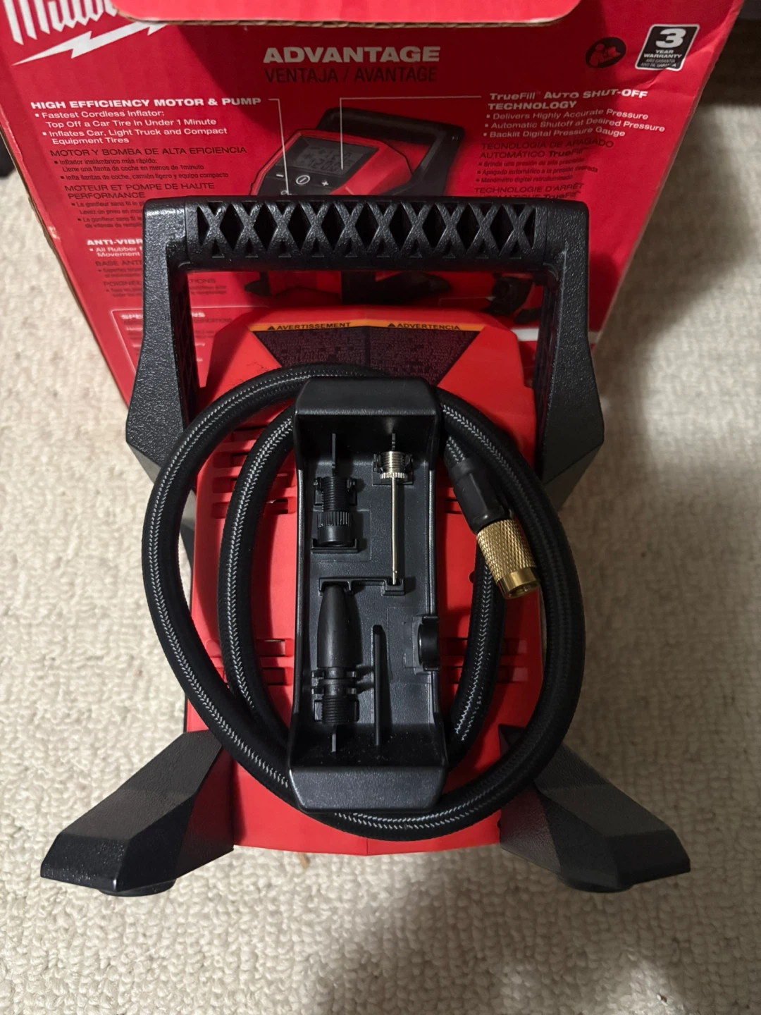 Milwaukee M12 12V Cordless Compact Inflator (Tool-Only) - photo 3