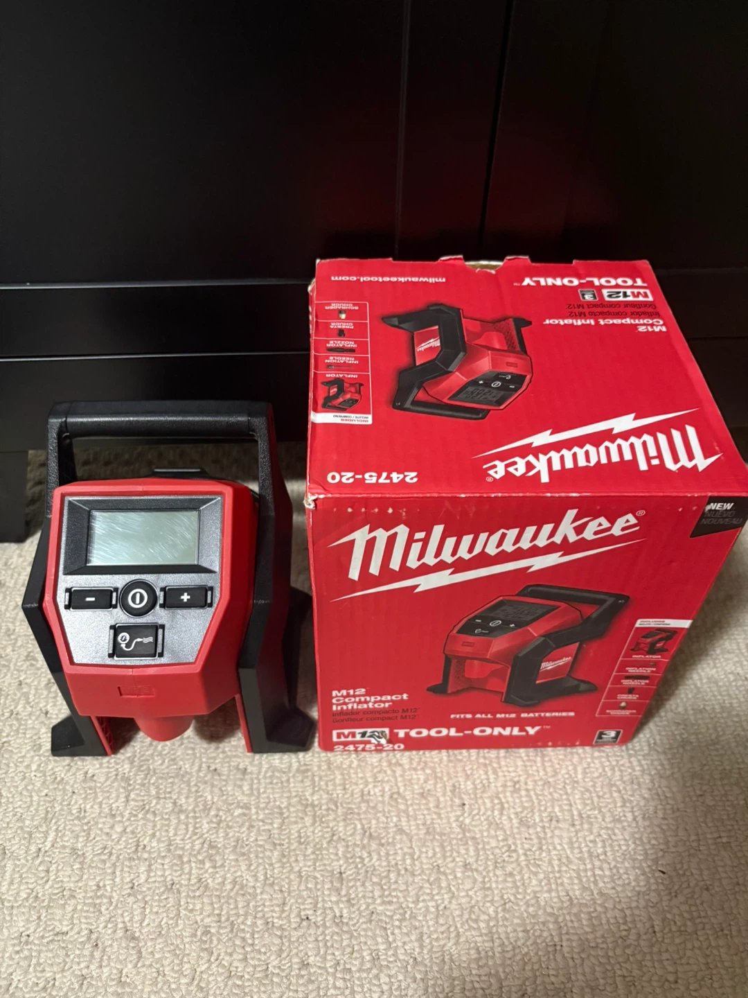 Milwaukee M12 12V Cordless Compact Inflator (Tool-Only)