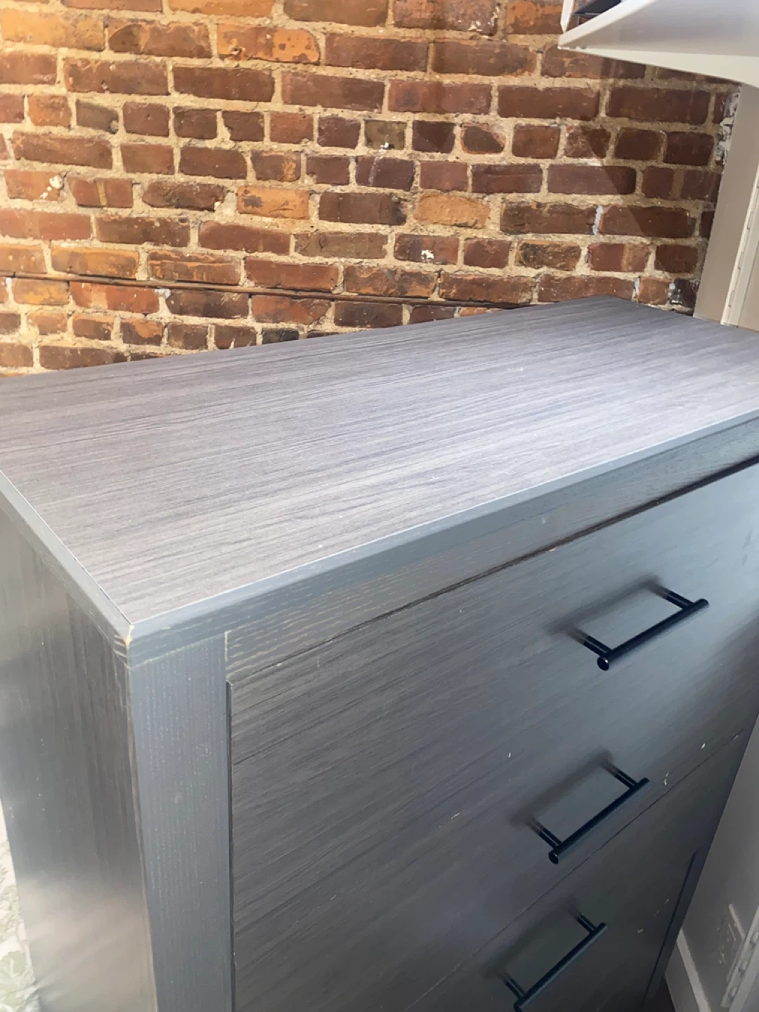 Dark Gray 5-Drawer Dresser - photo 4