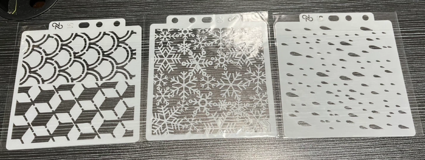 9 Piece Stencil Set