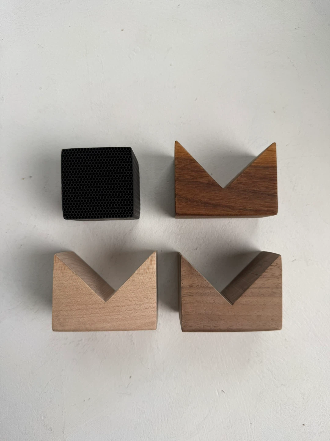 Carbon air filter w/ wood stands - photo 3