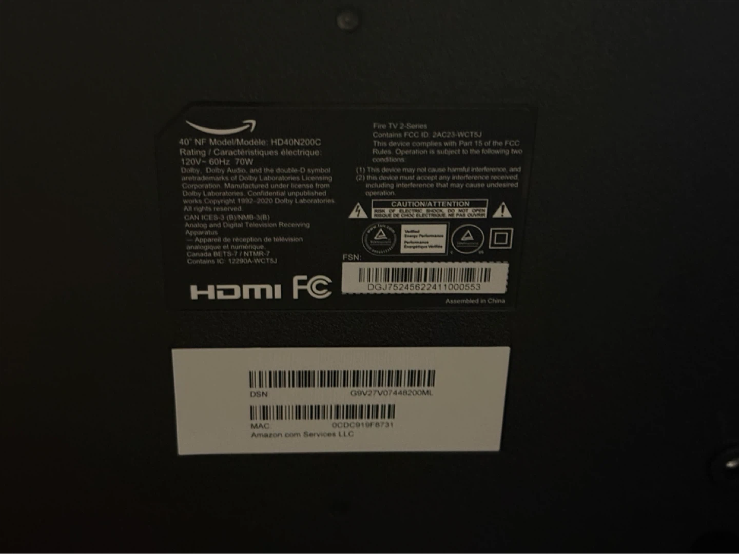 Amazon Fire TV 40" HD TV - photo 5