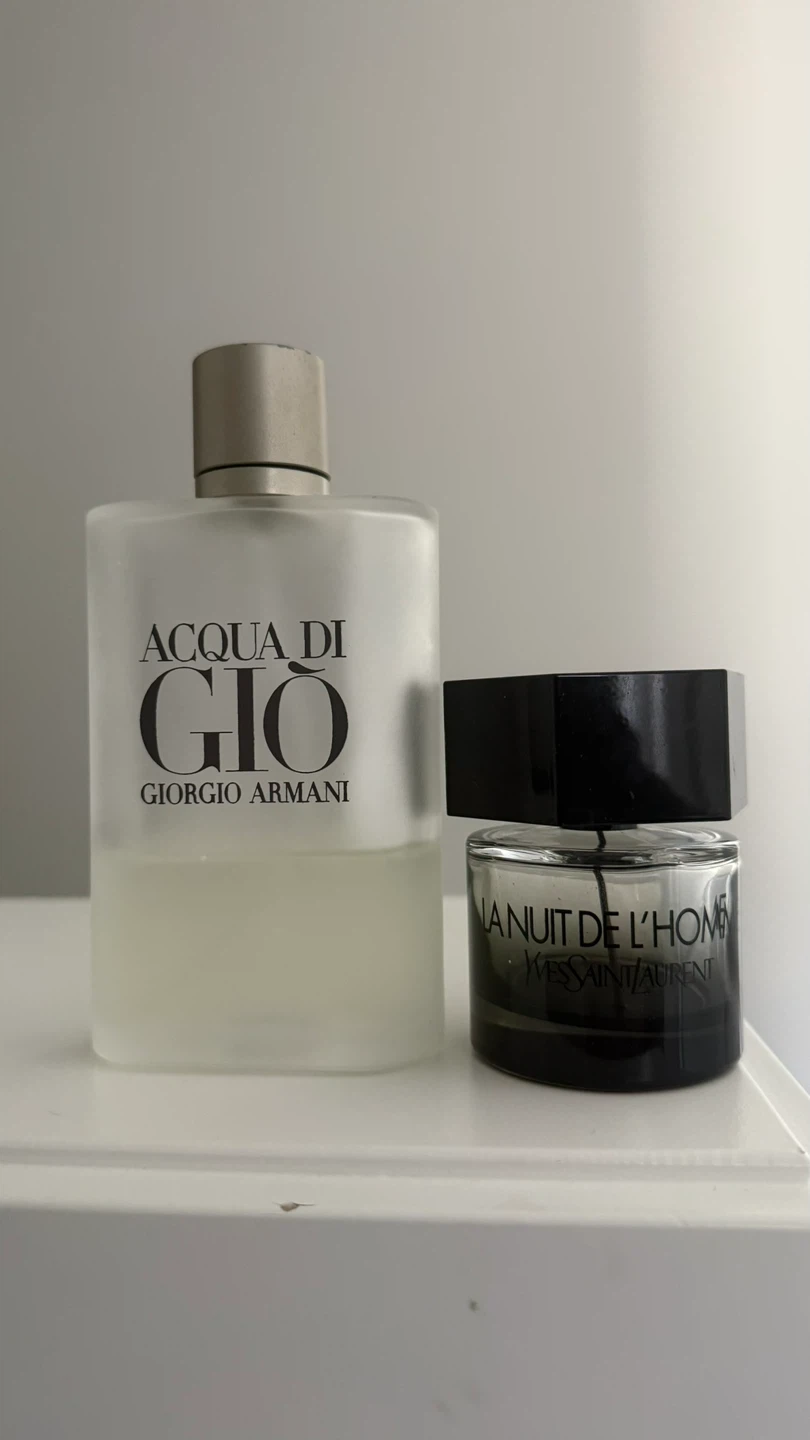 Giorgio Armani Acqua and YSL L'Homme Fragrance Set