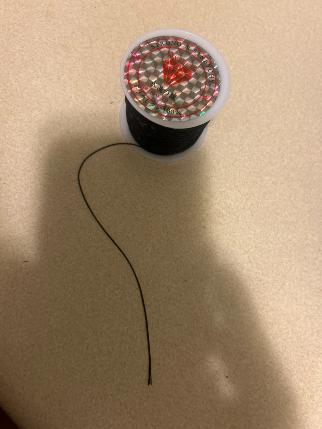 Black Strong & Stretchy Beading Cord on Spool - photo 5